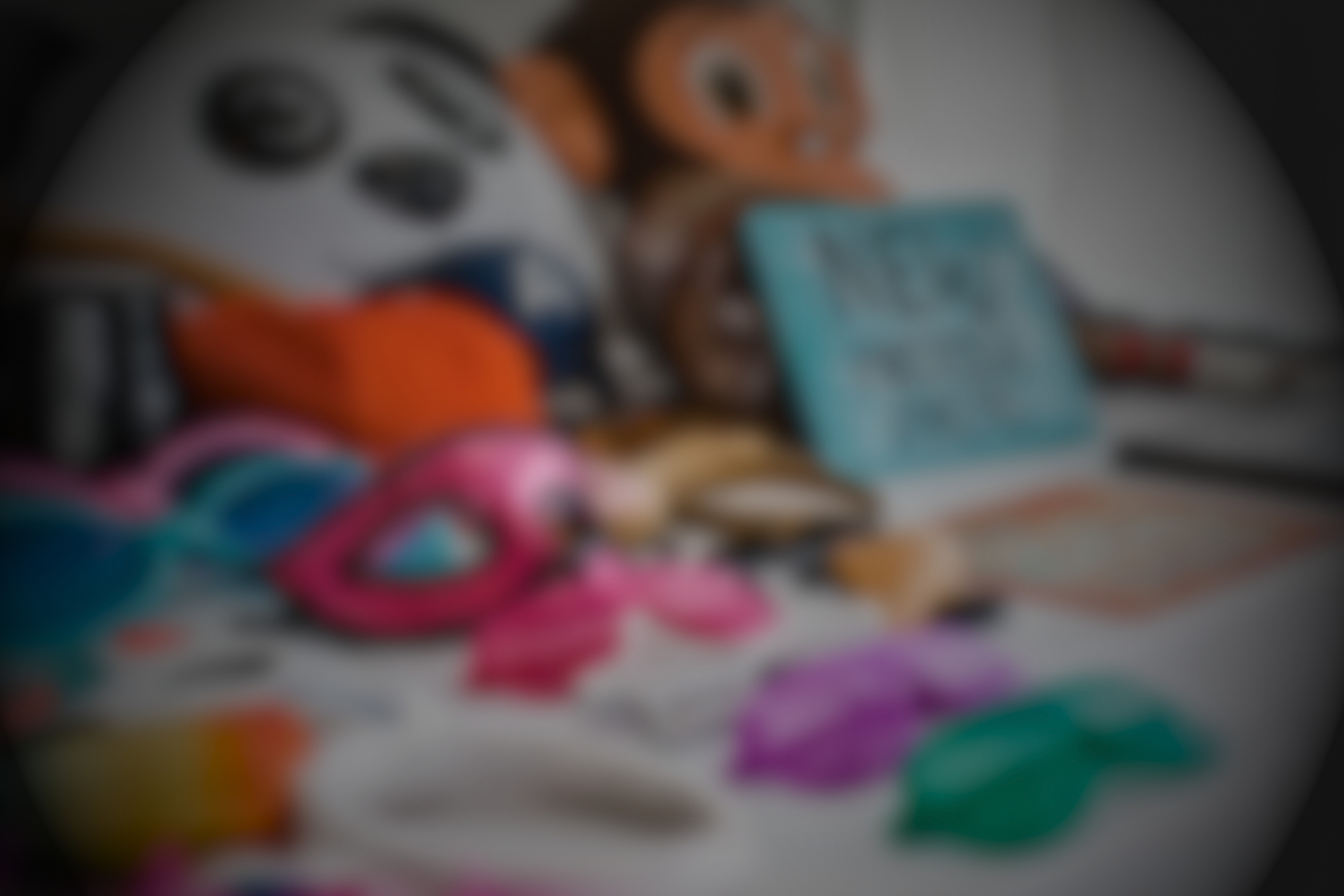 Assorted-color Mask and Glasses