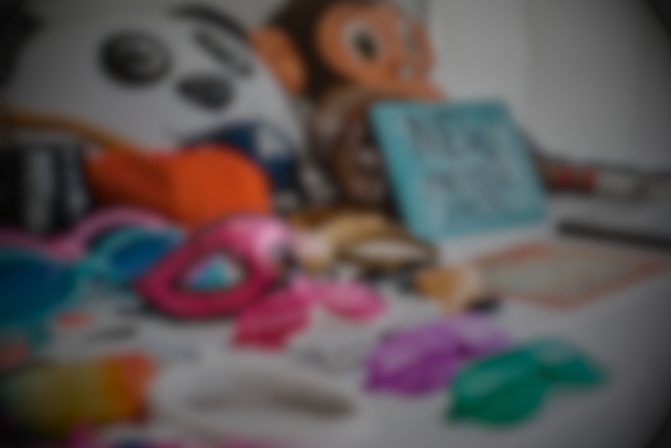 Assorted-color Mask and Glasses